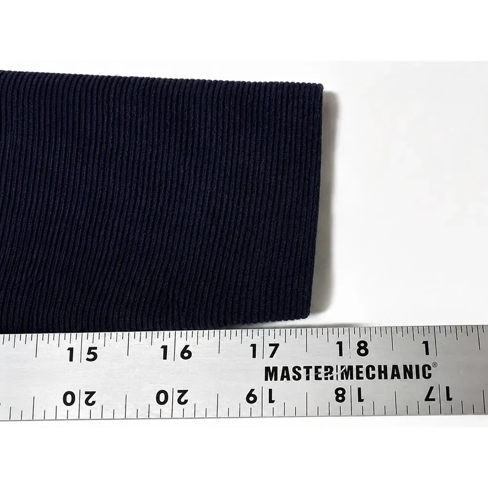 Boden Ellen Ottoman Dress Women Size 12 Regular Navy Ribbed Shift Pockets Preppy